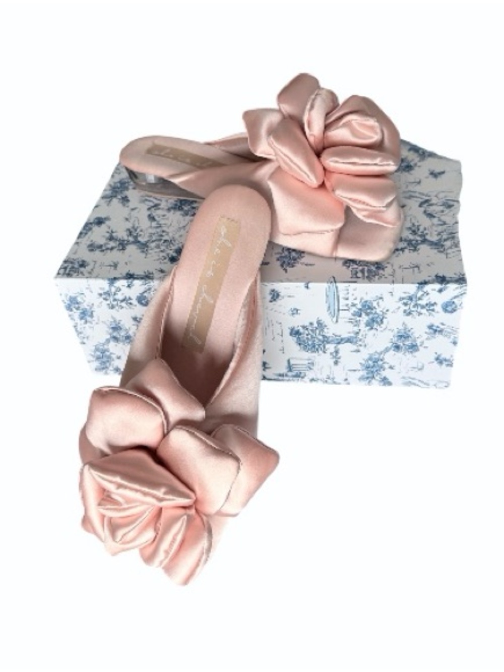 Hailey Paige She is Cheval Limited Issue Satin Slides, 10 Balletcore